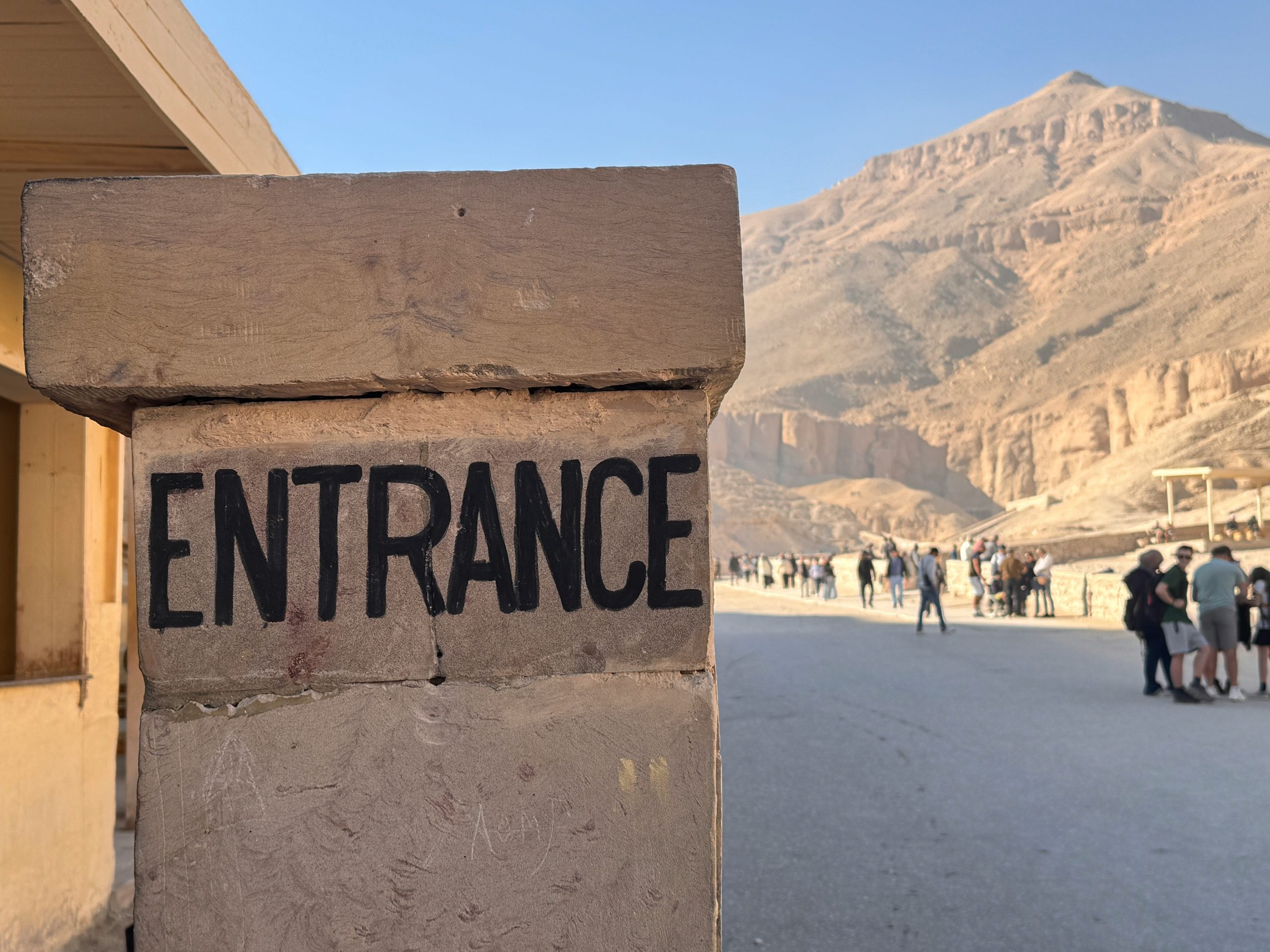 エジプト・王家の谷の入り口